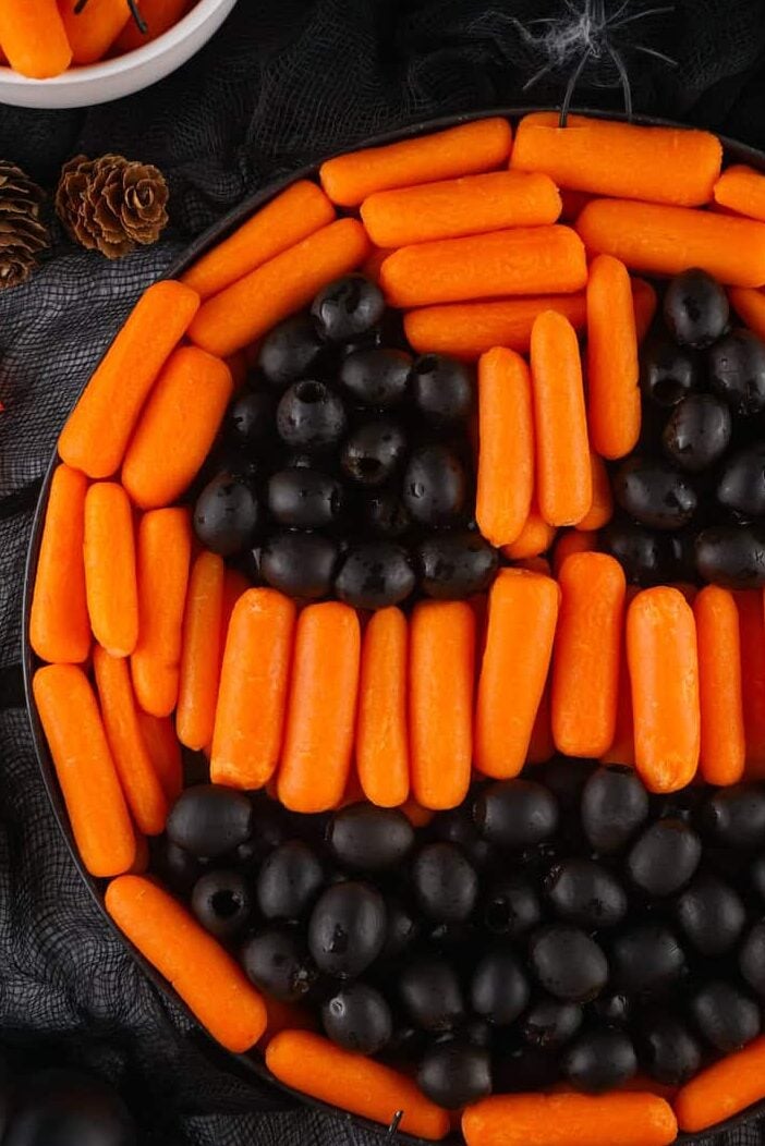 halloween veggie tray