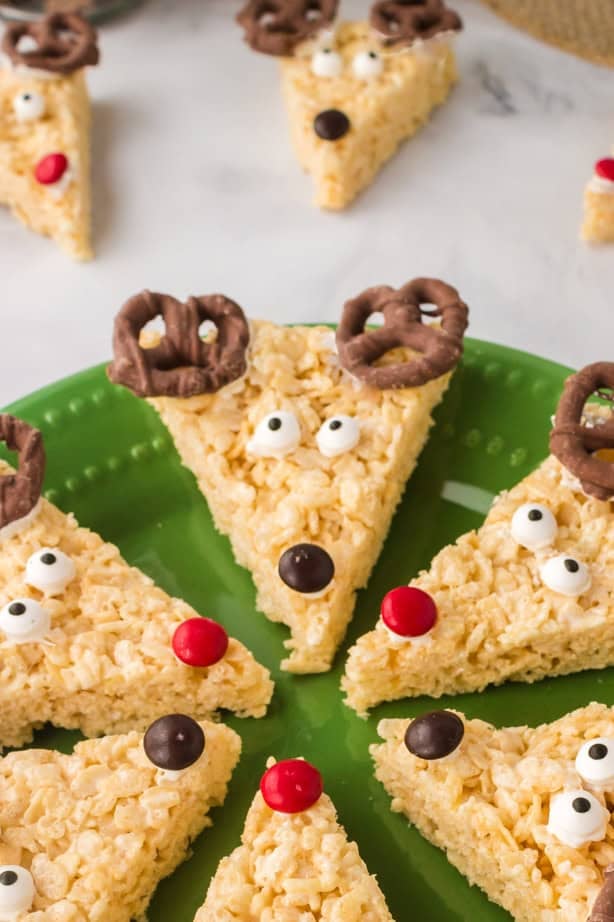 reindeer rice krispie treats