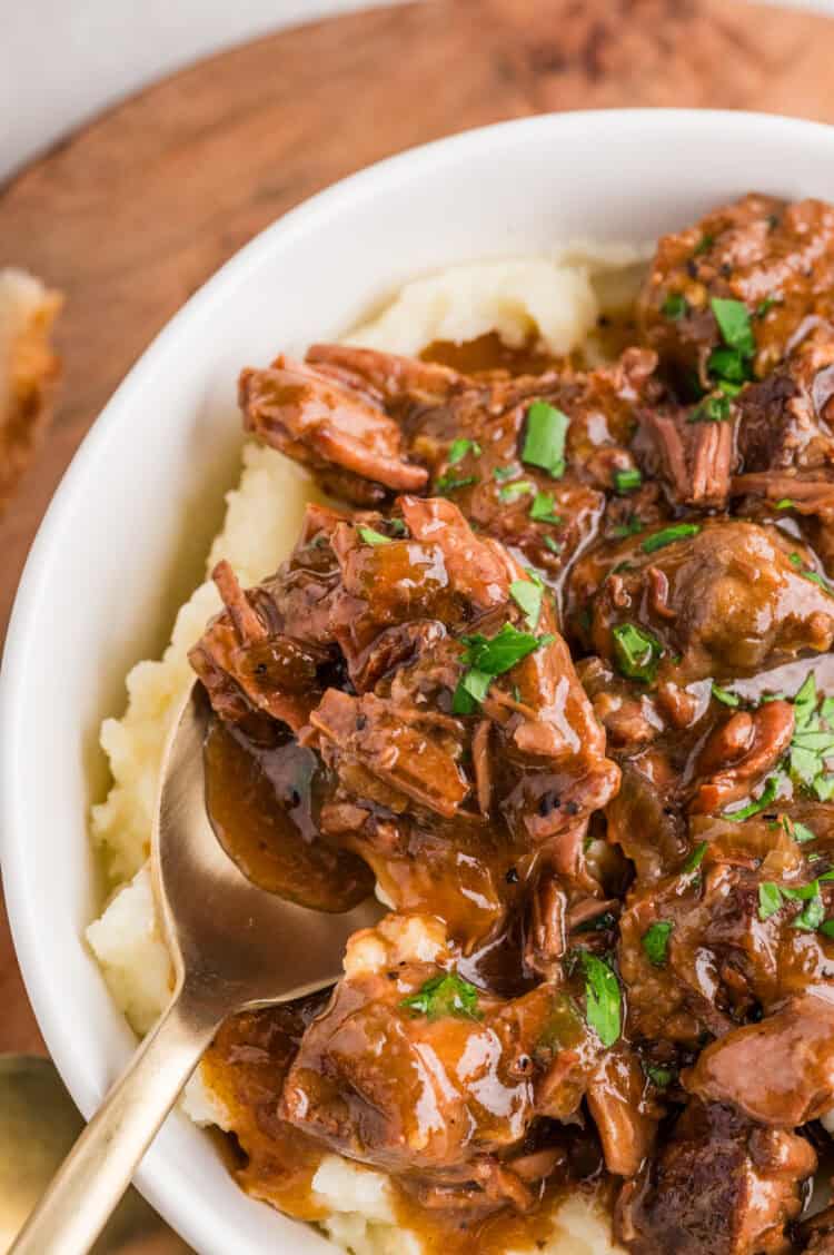 slow cooker steak bites