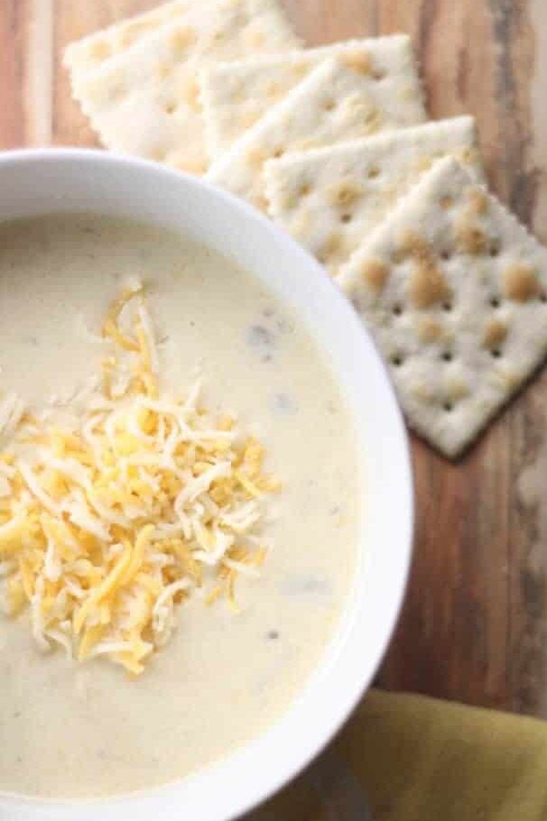 cheesy squash soup
