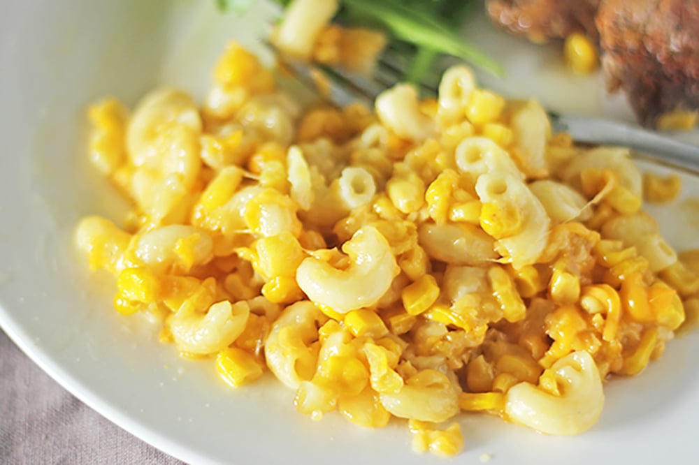 corn and macaroni casserole