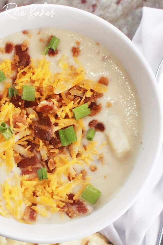 cream cheese potato soup