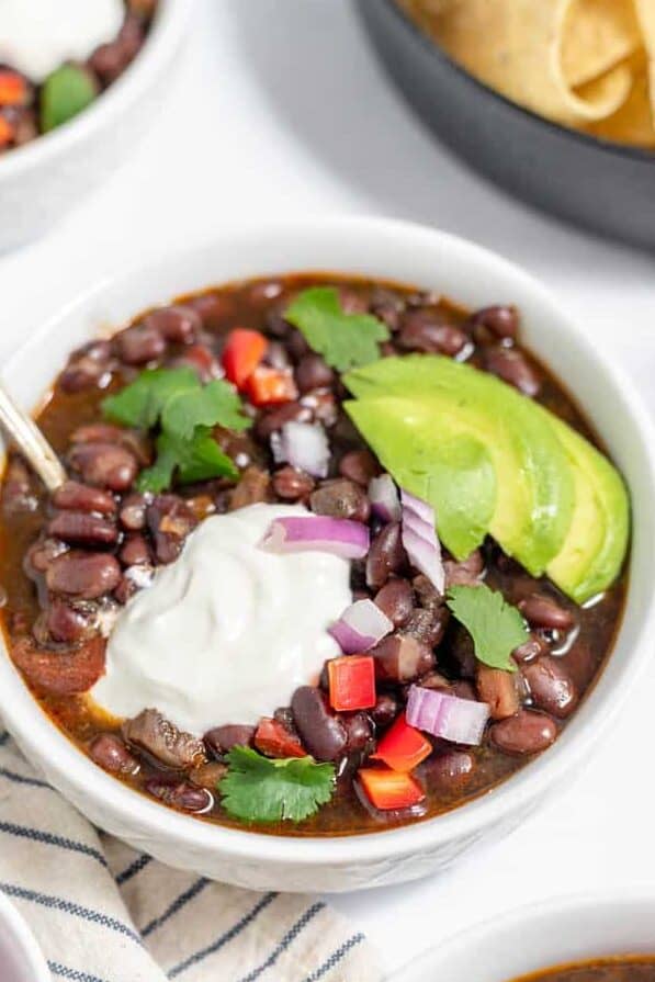 instant pot black bean soup