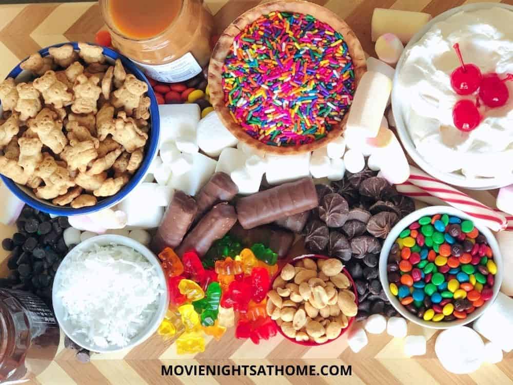 ice cream sundae board