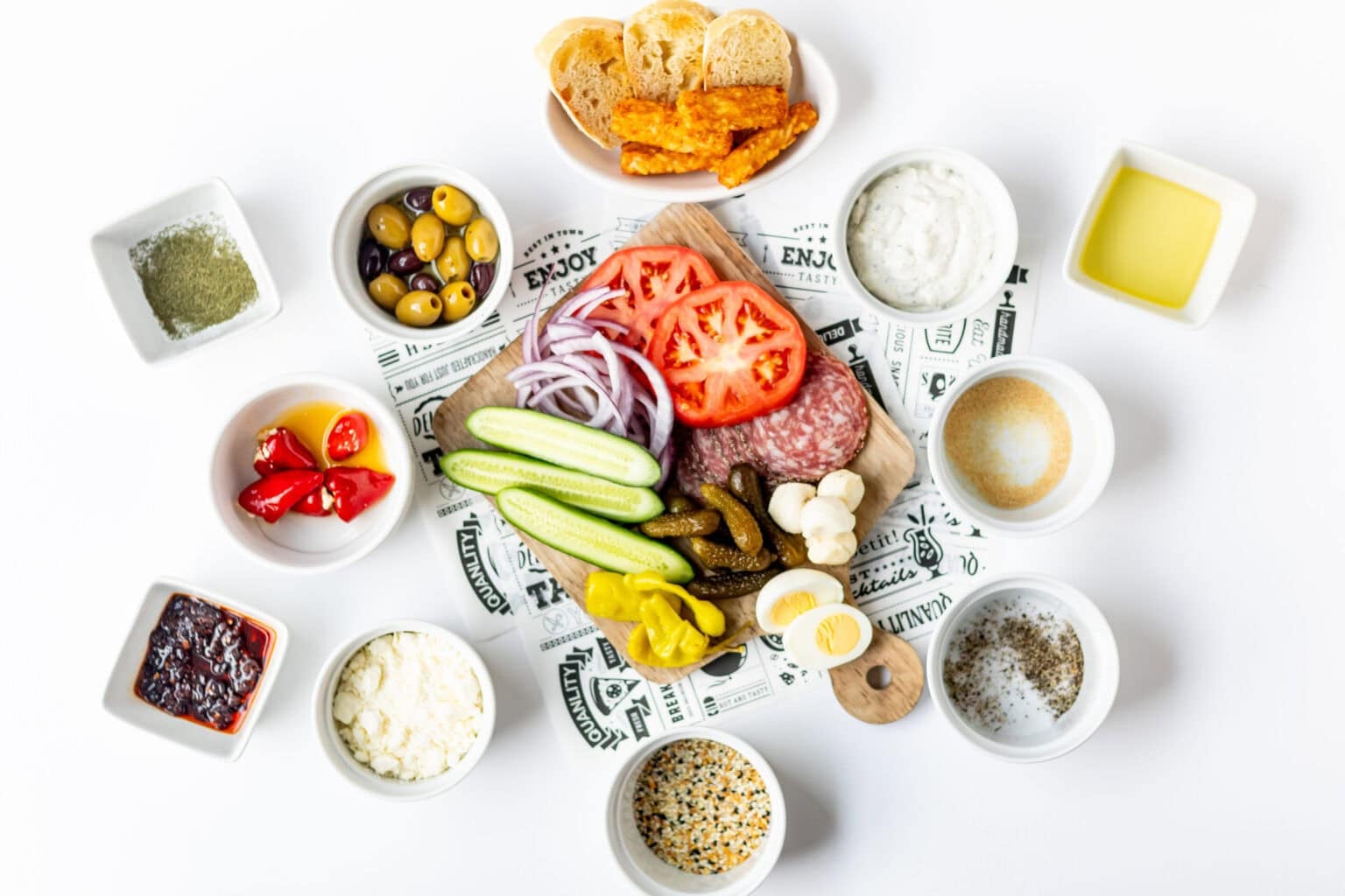 Savory Girl Snack Plate Ingredients