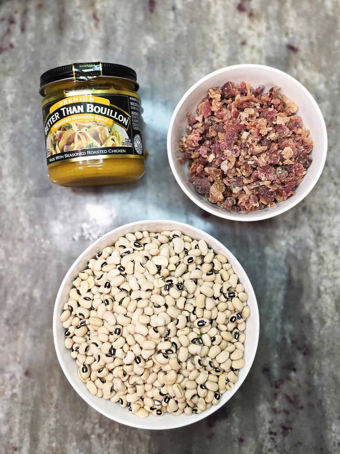 Instant Pot Black Eyed Peas Ingredients