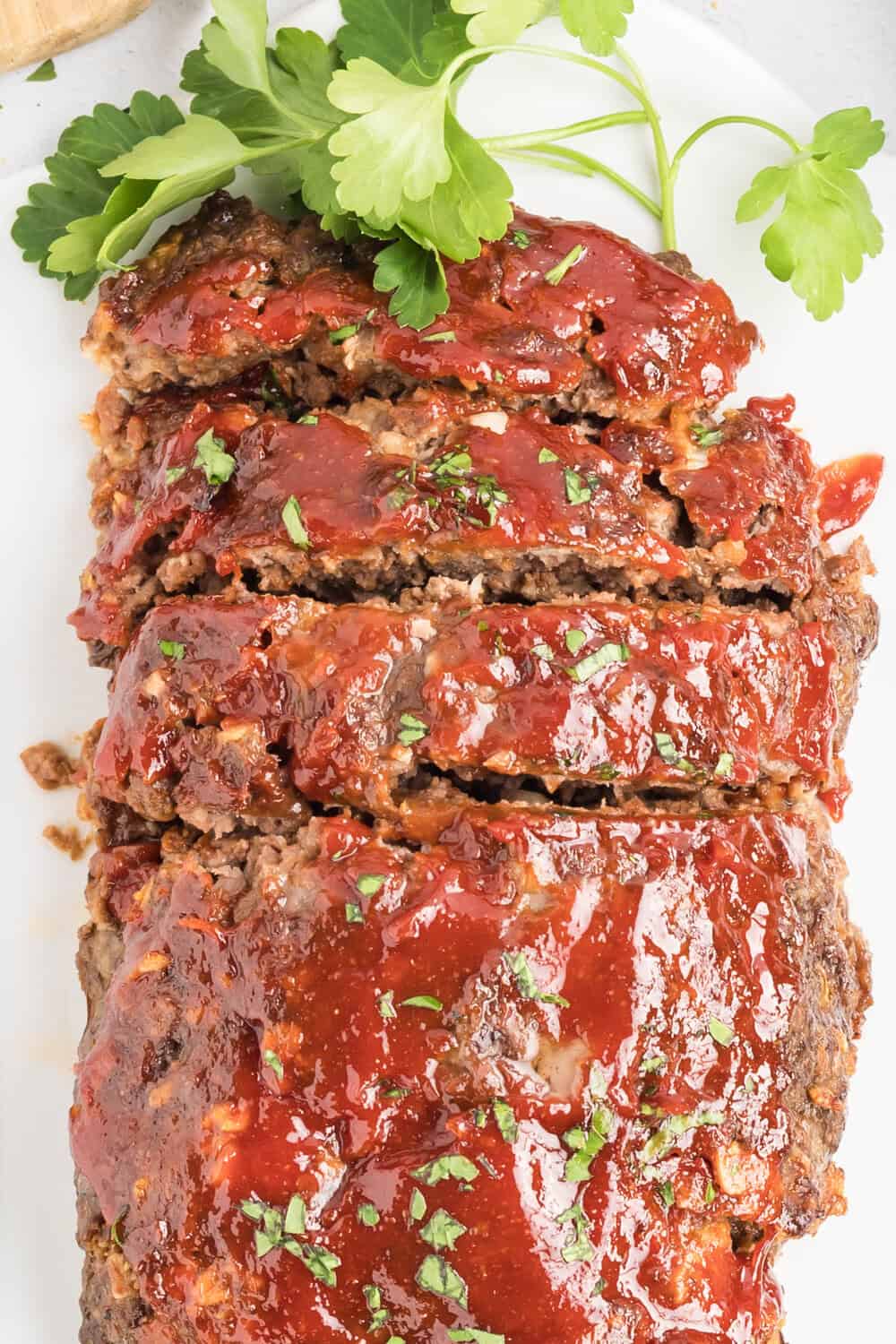 meatloaf with oatmeal - sliced