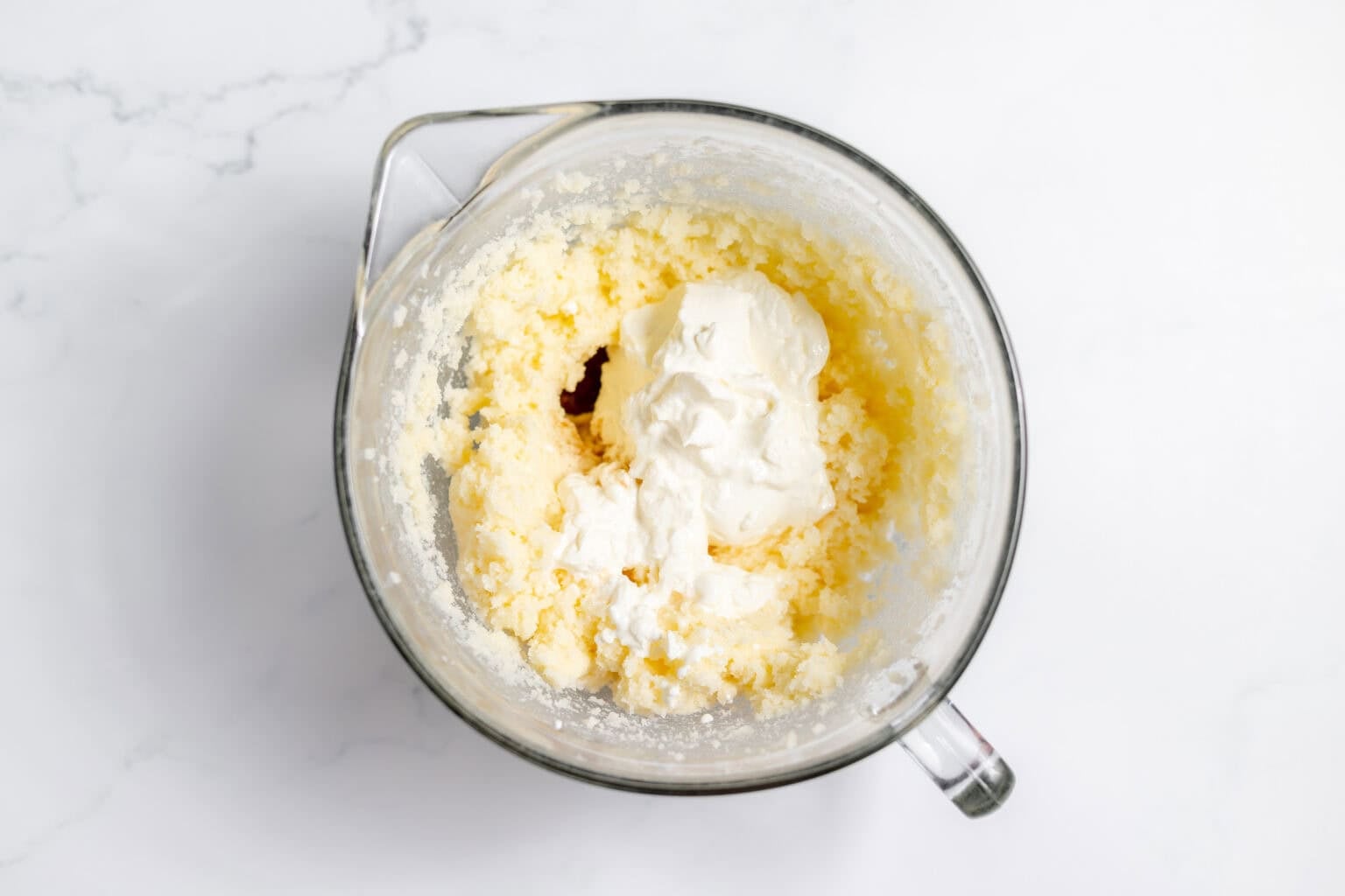 creaming butter and sugar