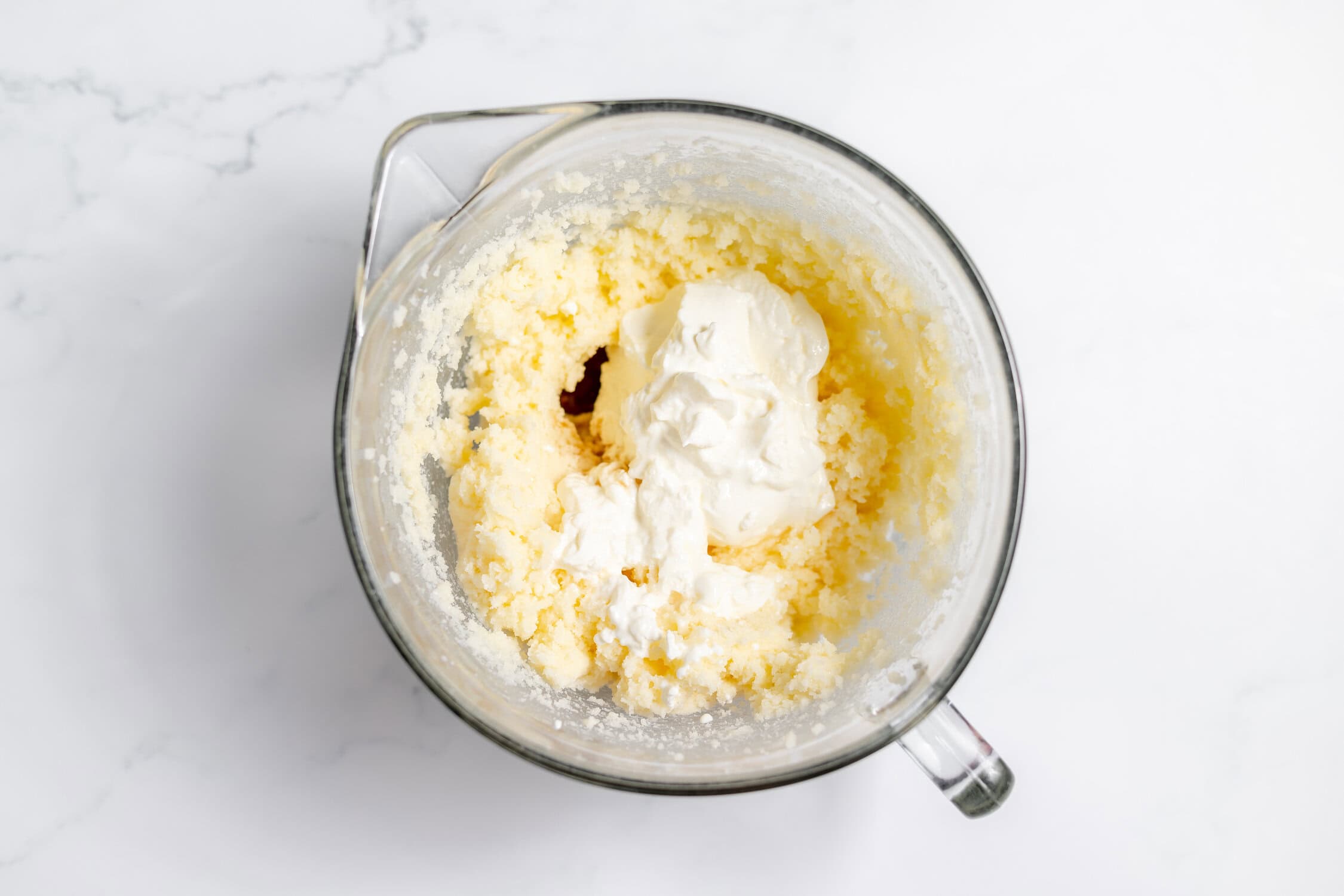 creaming butter and sugar