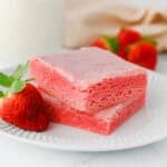 strawberry brownies