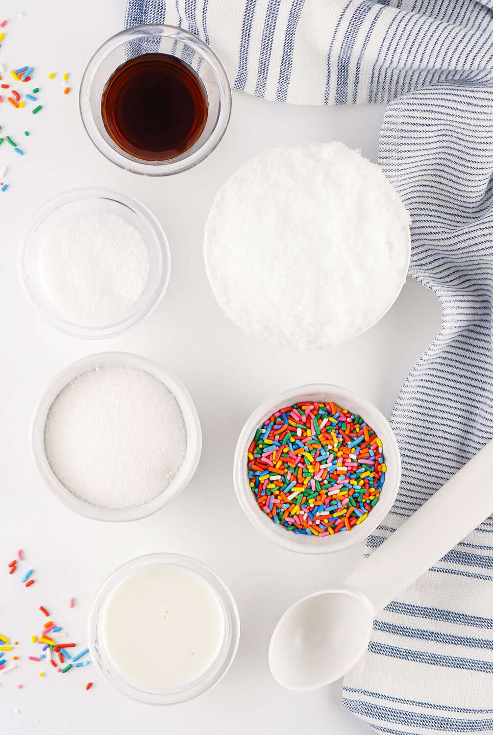 ingredients for snow ice cream