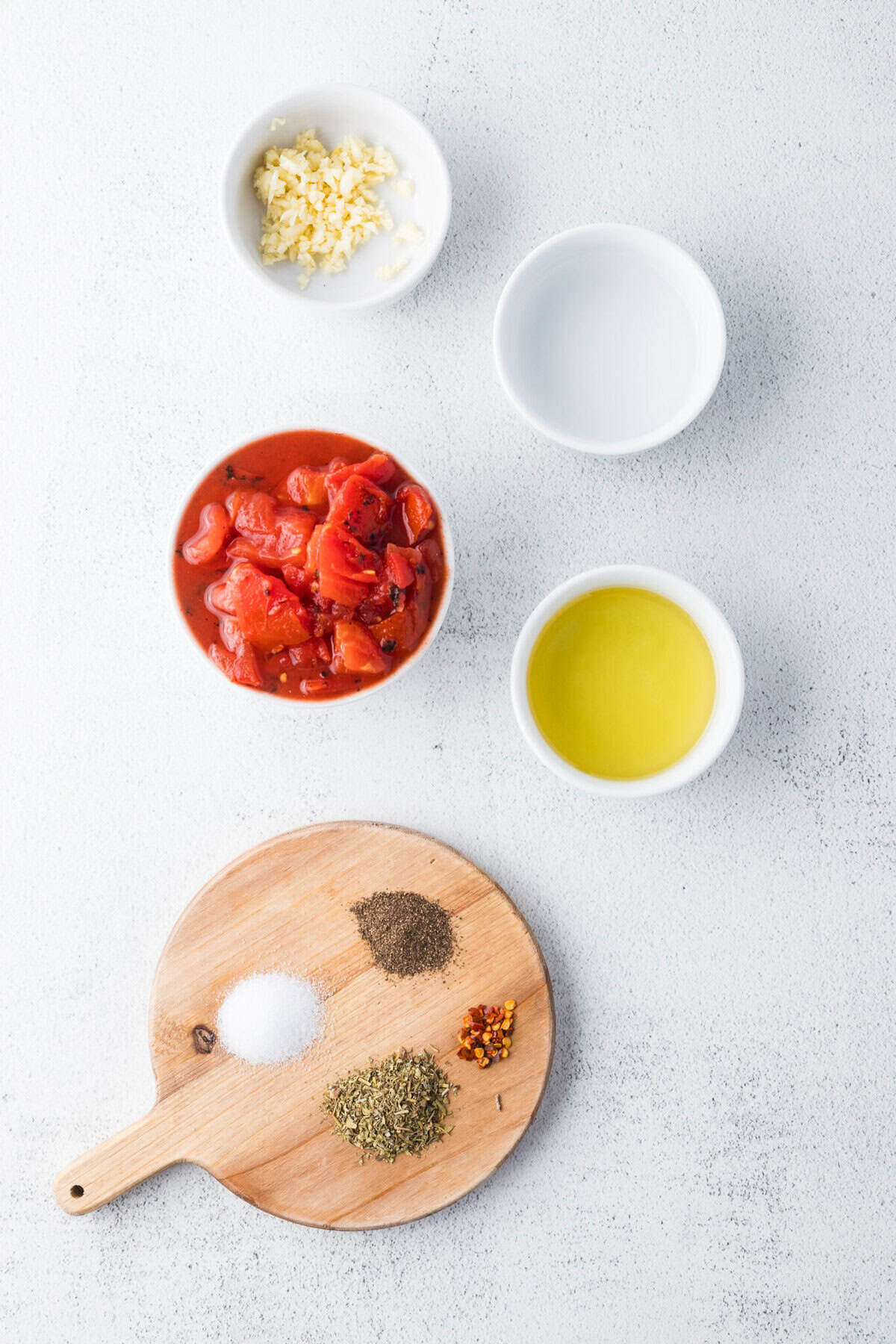 ingredients for marinara sauce