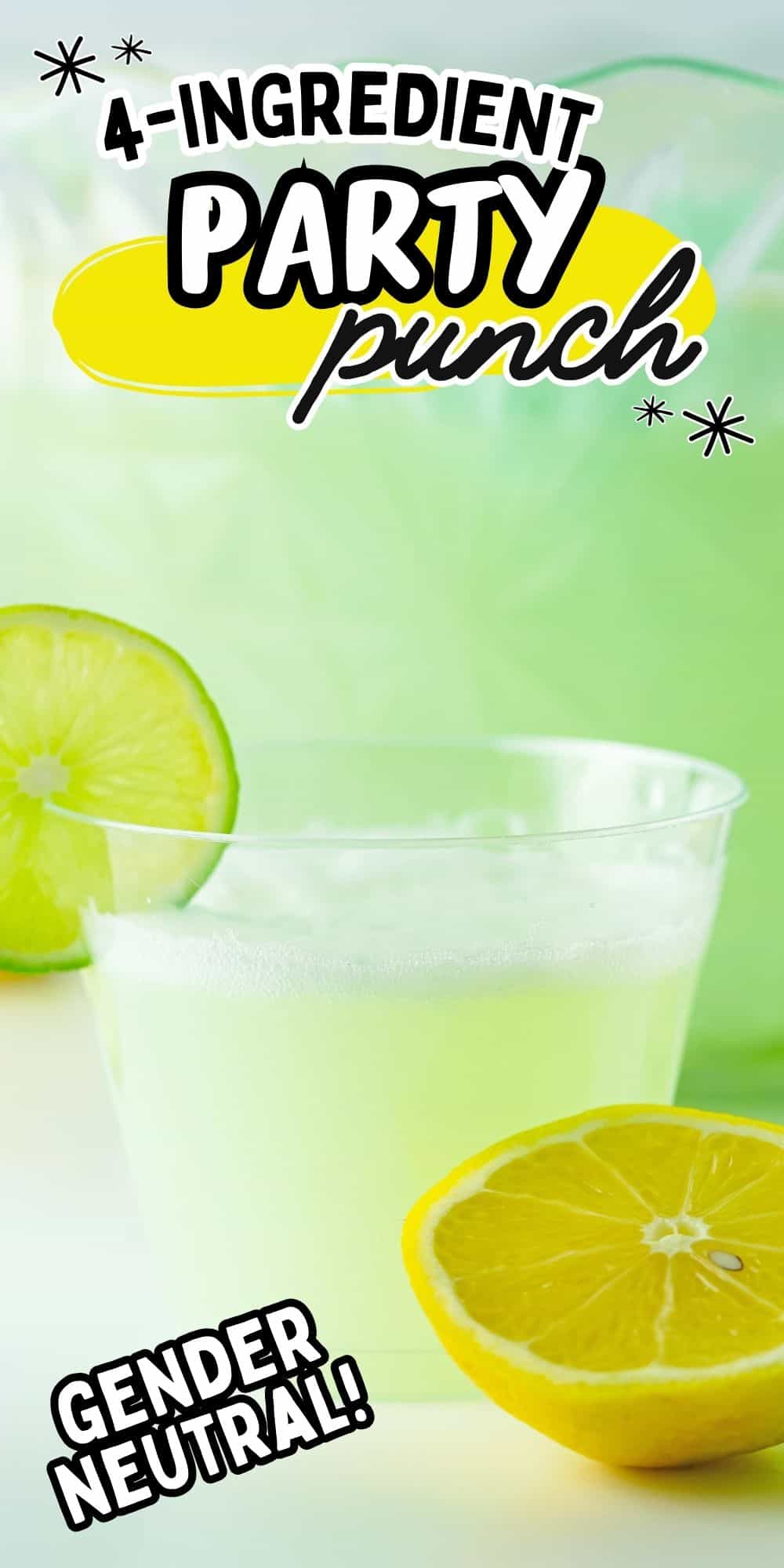 simple party punch with lemonade