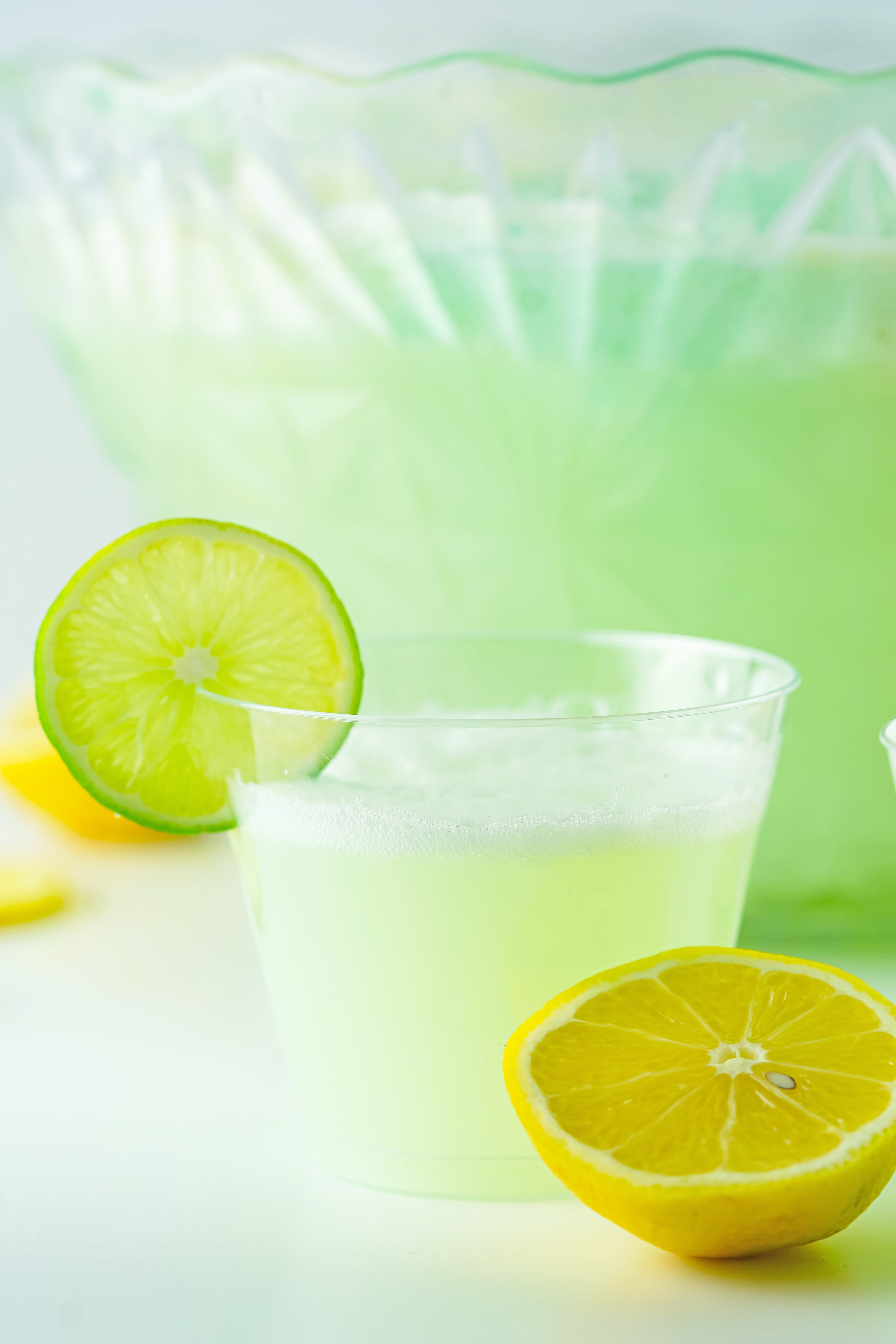 a small cup of party punch