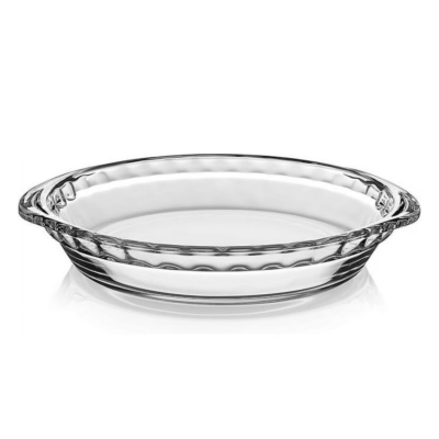 clear deep dish pie plate