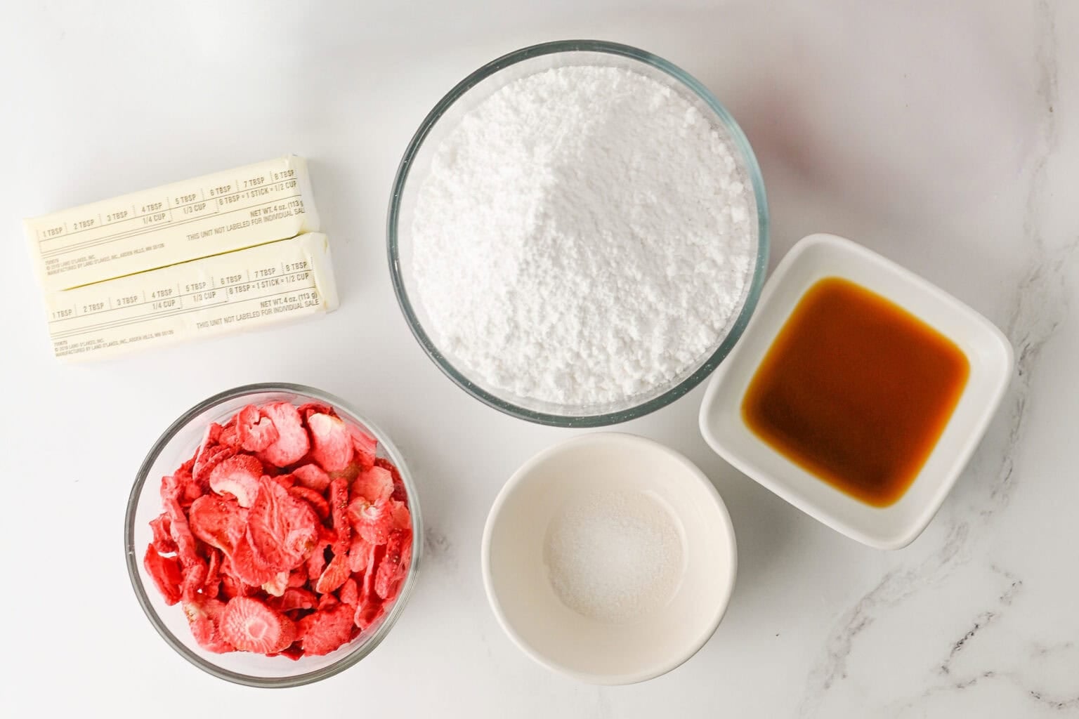 strawberry frosting ingredients