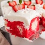 strawberry poke cake
