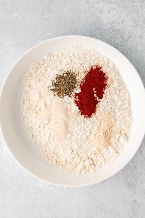 flour and seasonings for corn flakes chicken