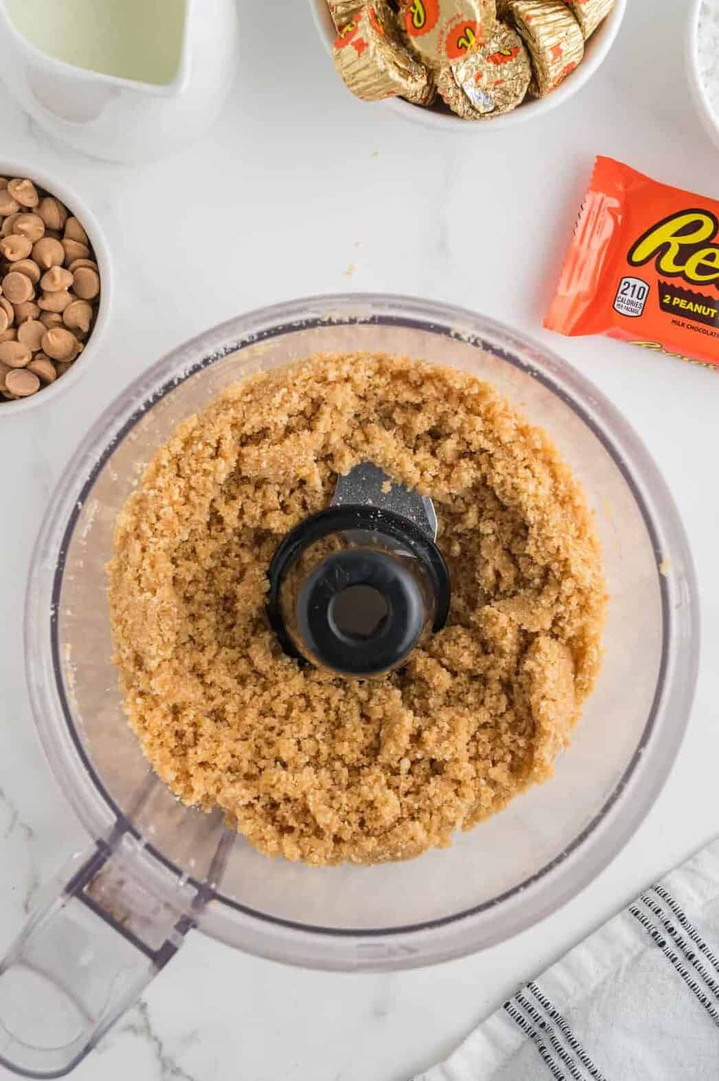 graham cracker pie crust in food processor