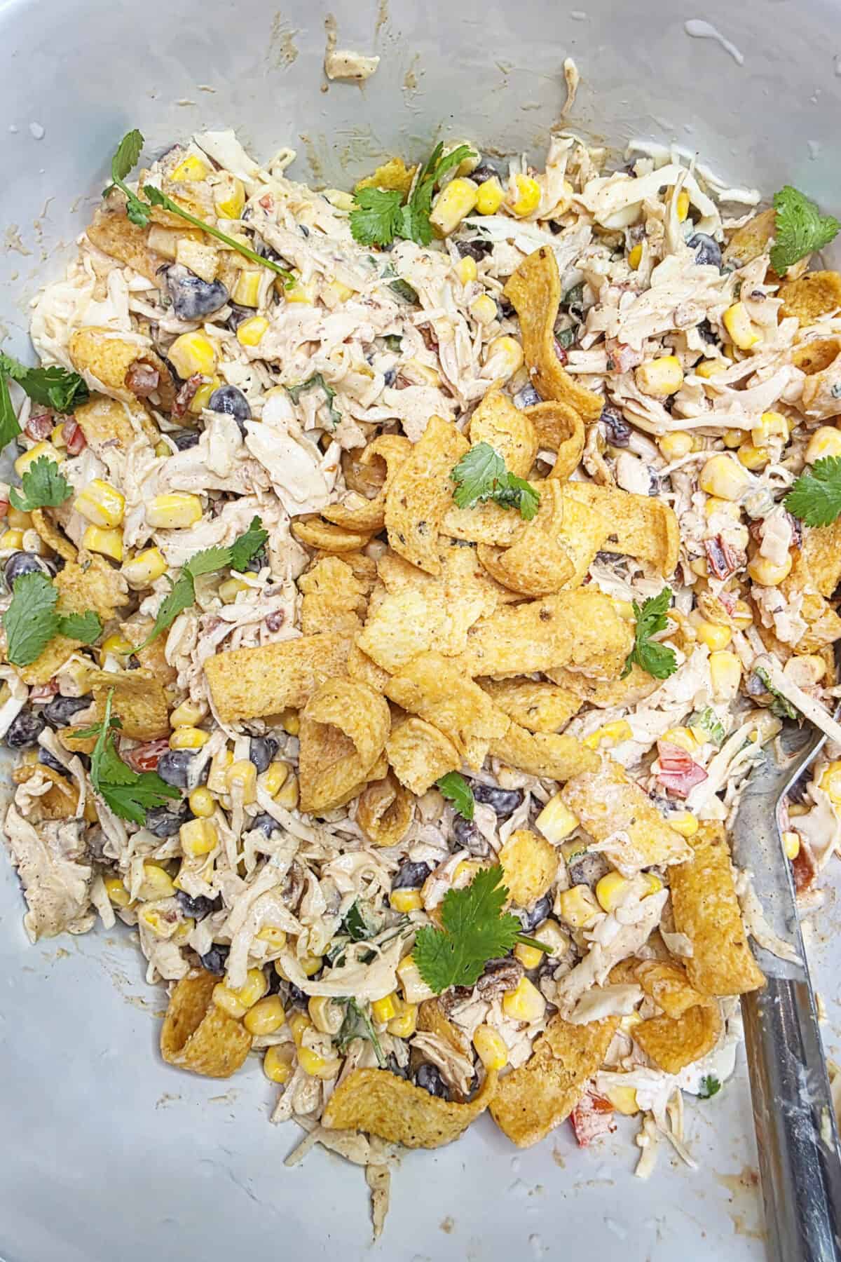 cowboy coleslaw in a bowl