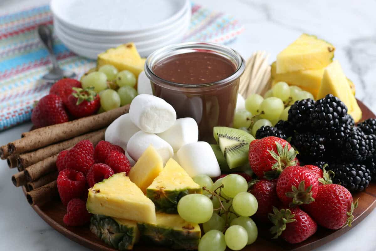 Fruit with Ganache Dip
