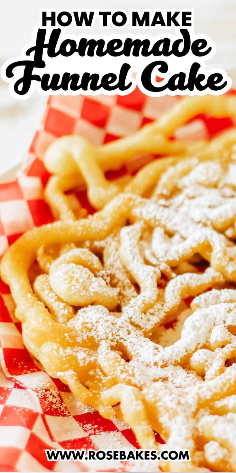 homemade funnel cake