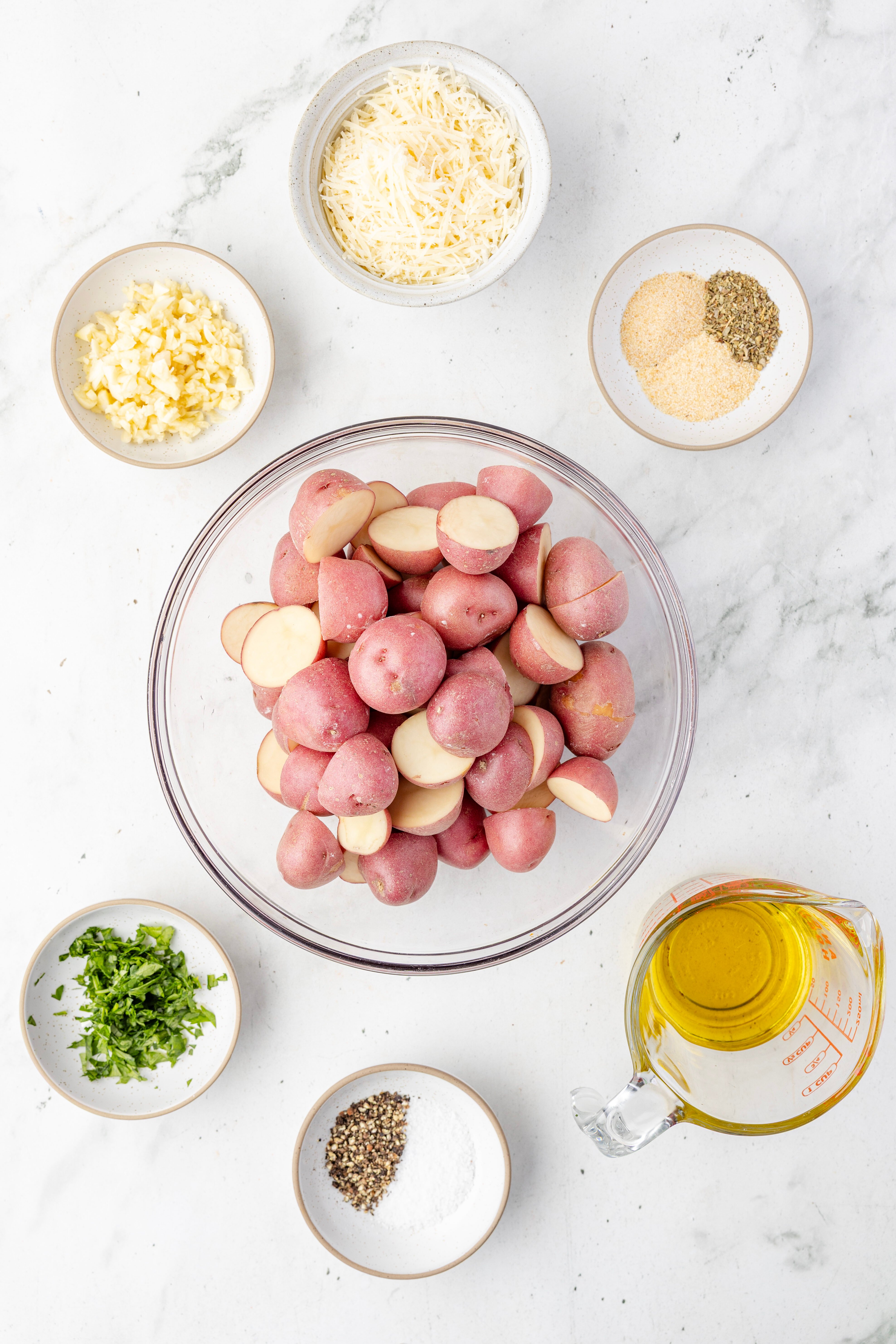 Garlic Parmesan Potatoes ingredients
