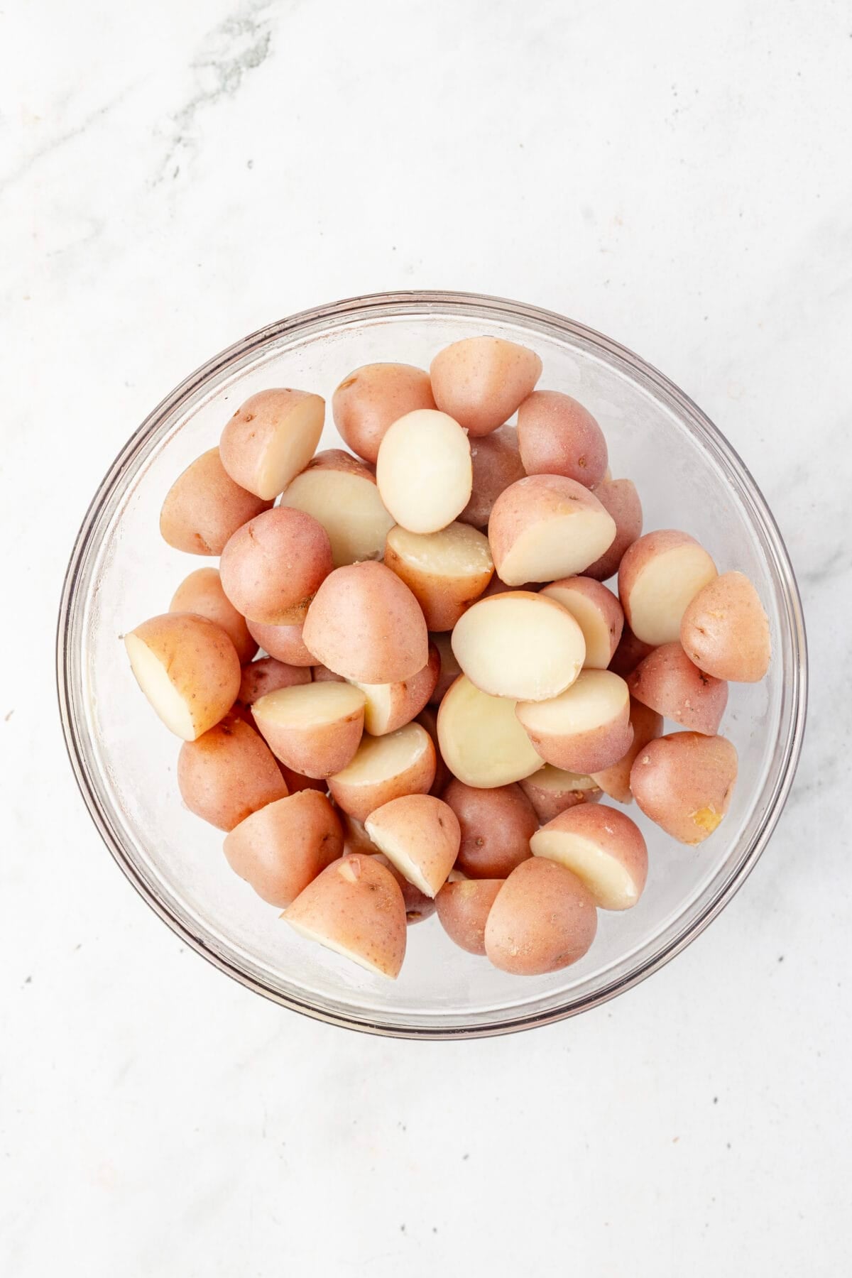 boiled baby red potatoes