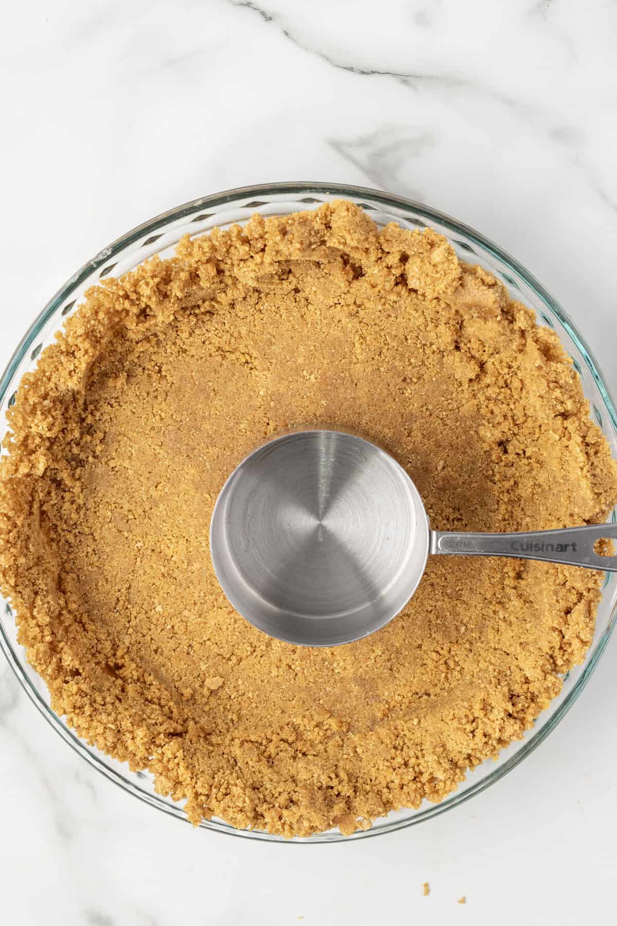 Homemade Graham Cracker Crust (Easy Pie Crust – Only 3 Ingredients!)