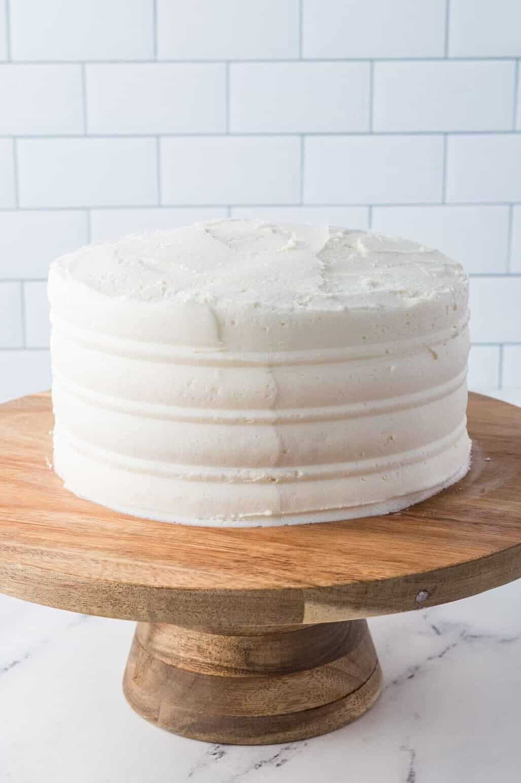 frosted red velvet cake