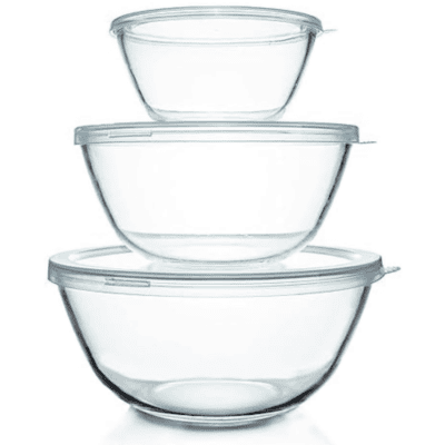 heat proof glass bowls