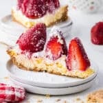 strawberry cheesecake pie