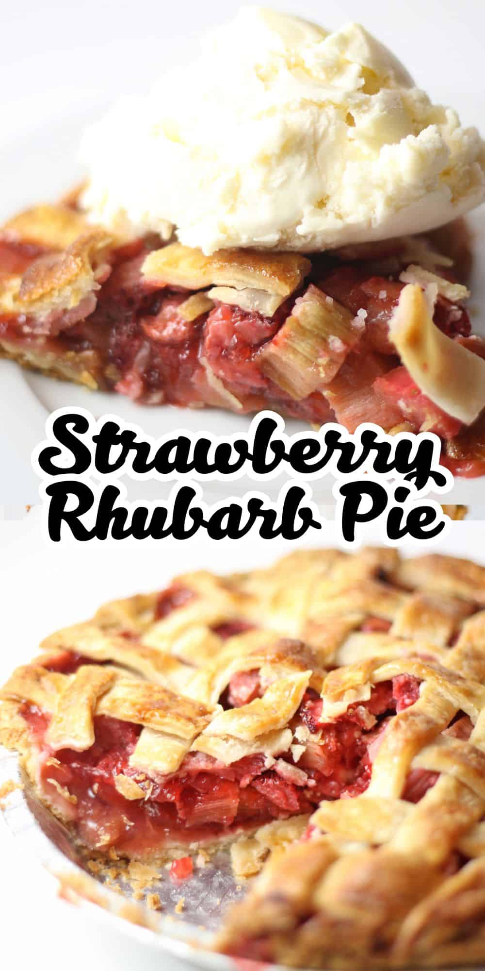 strawberry rhubarb pie