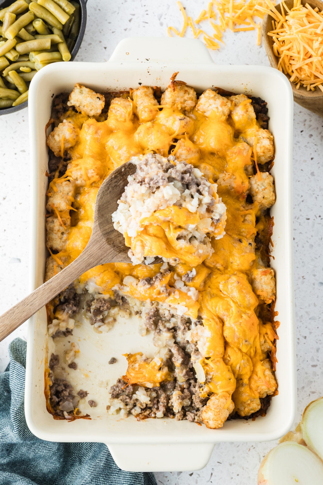Easy Tater Tot Casserole Recipe (Cheap Meal Idea)