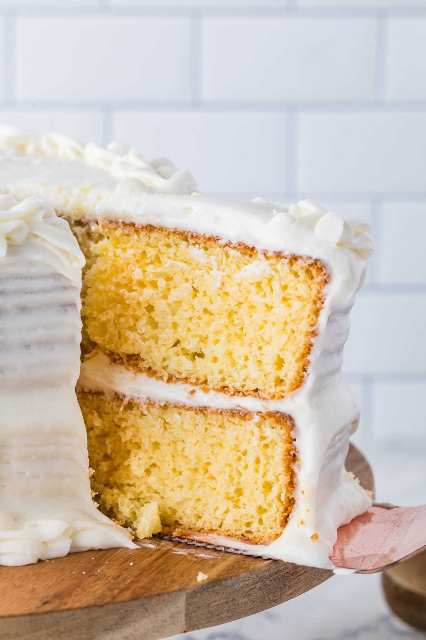 Best Wedding Cake Recipe (Easy Vanilla Cake with Cake Mix)