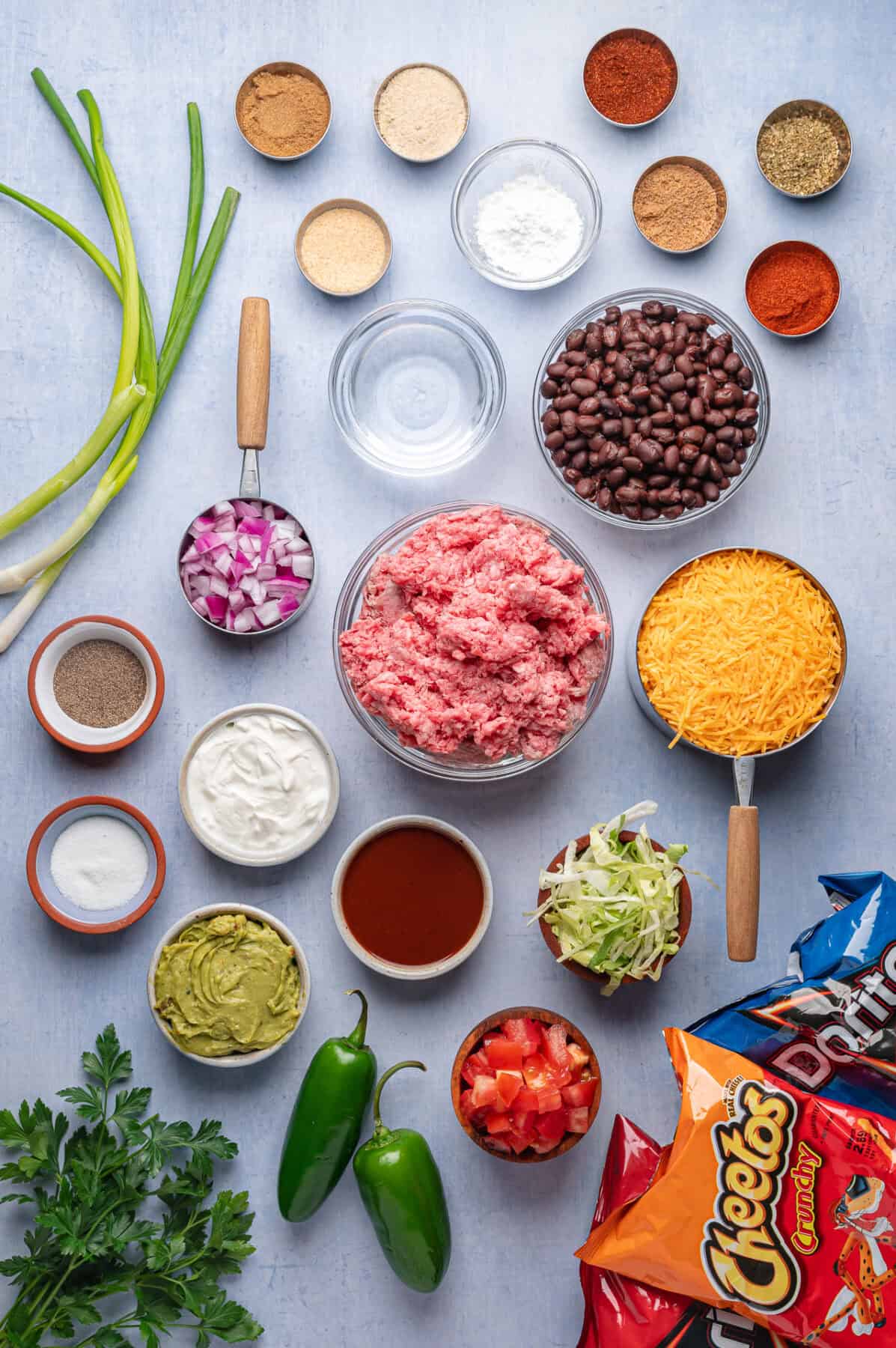 walking tacos ingredients