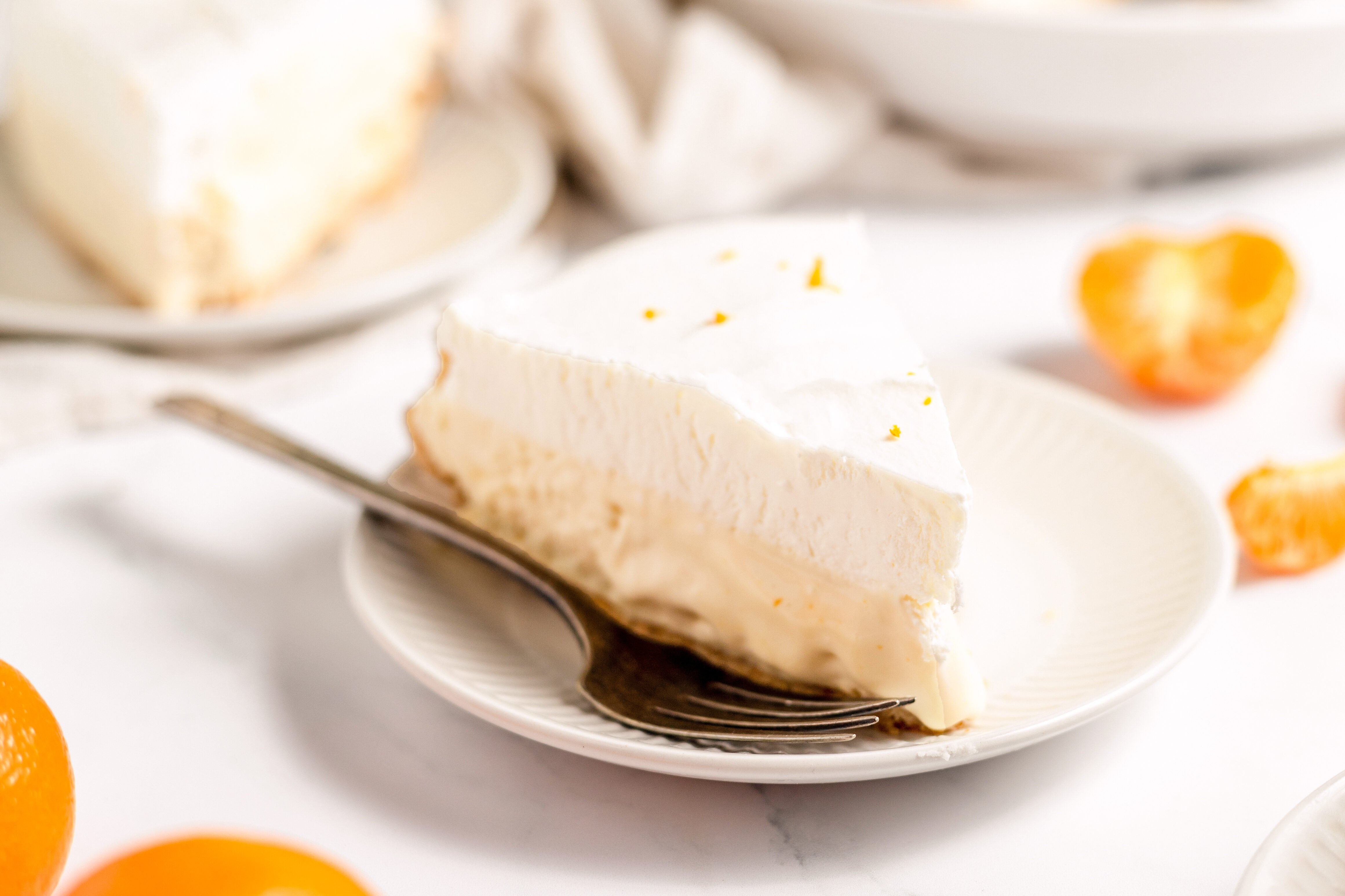 slice of orange pie