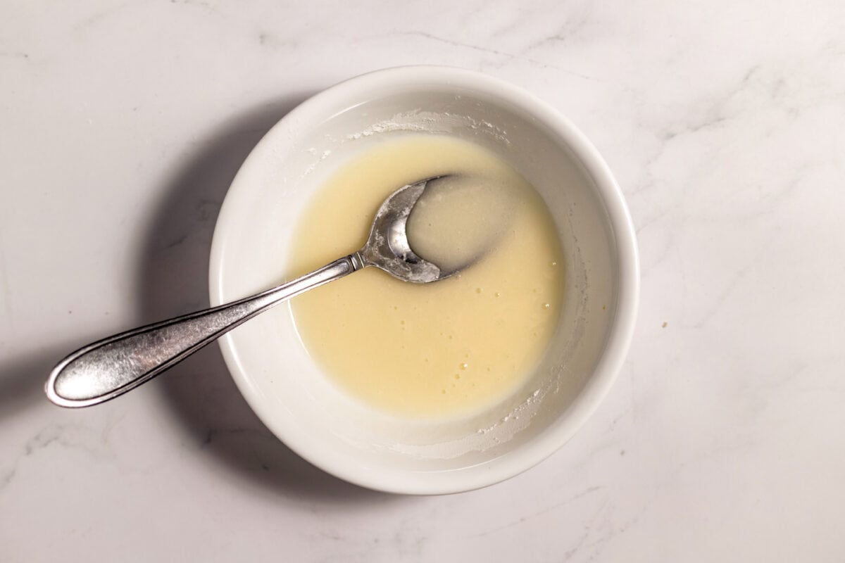 slurrie mixed together