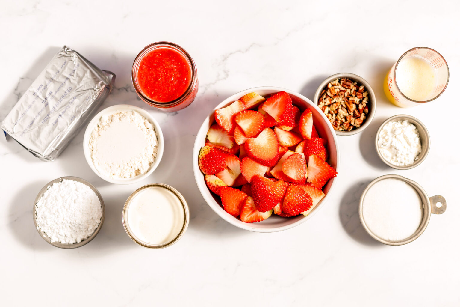 Strawberry Delight Recipe (Easy Layered Dessert with Fresh Strawberries)