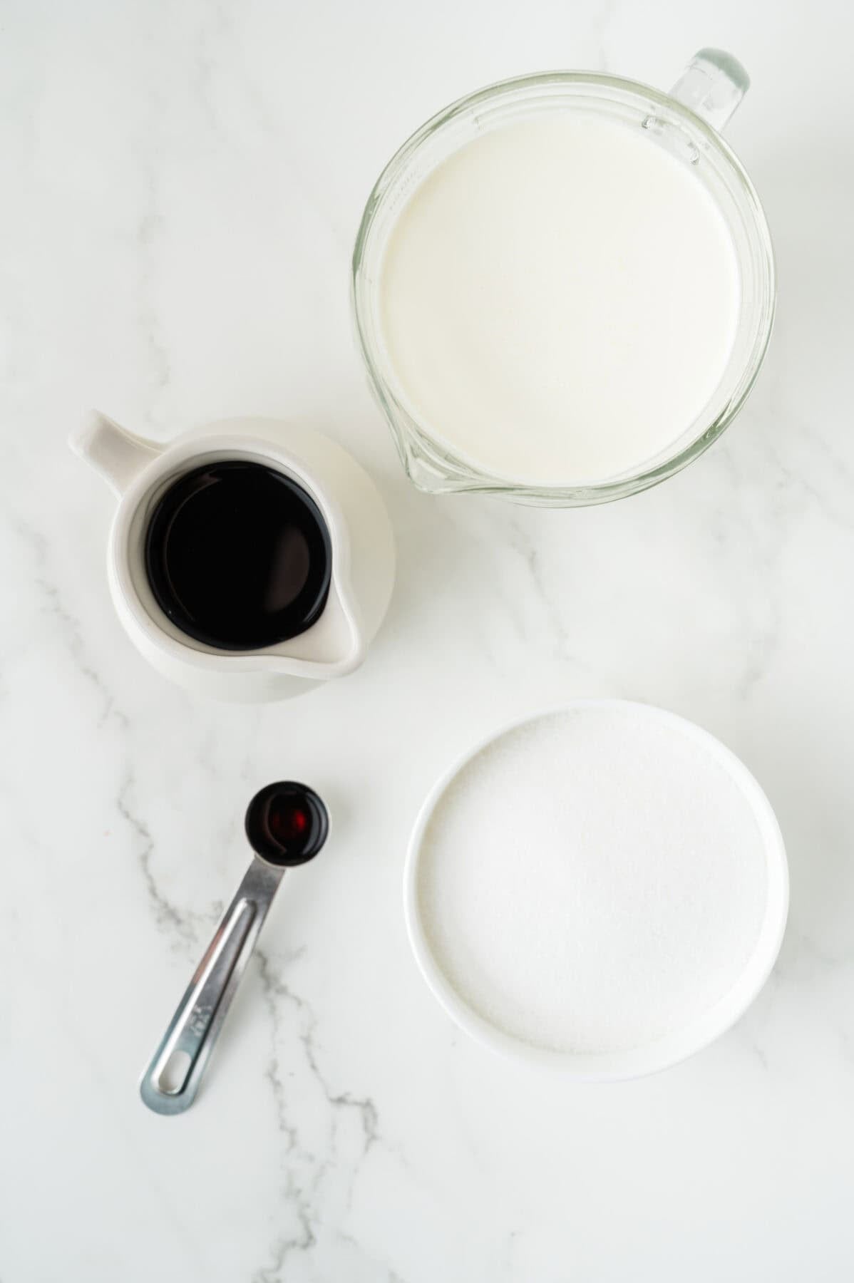 ingredients for coffee ice cream