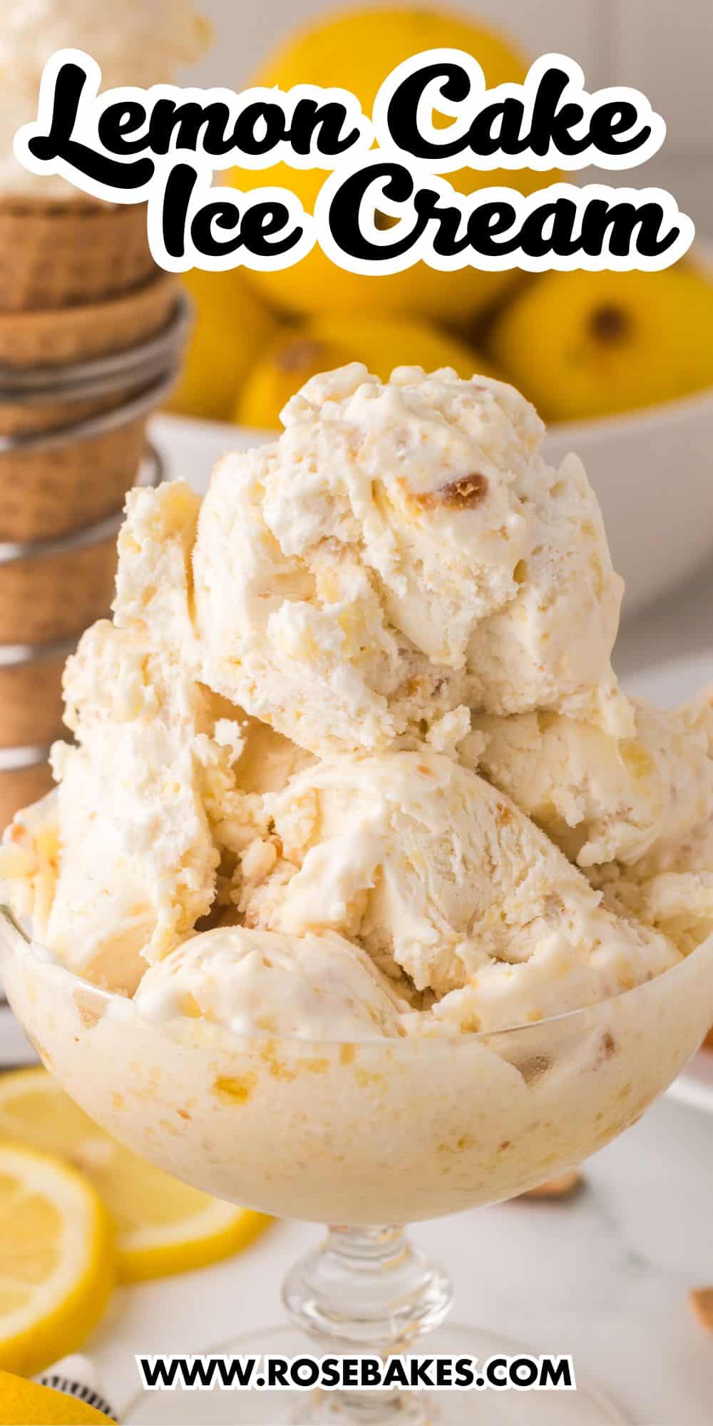 lemon cake ice cream