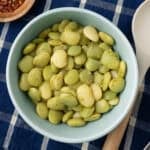 serving bowl of butter beans