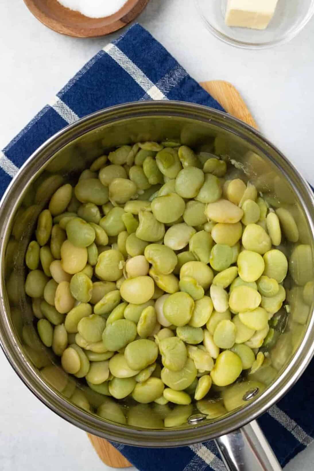drained butter beans
