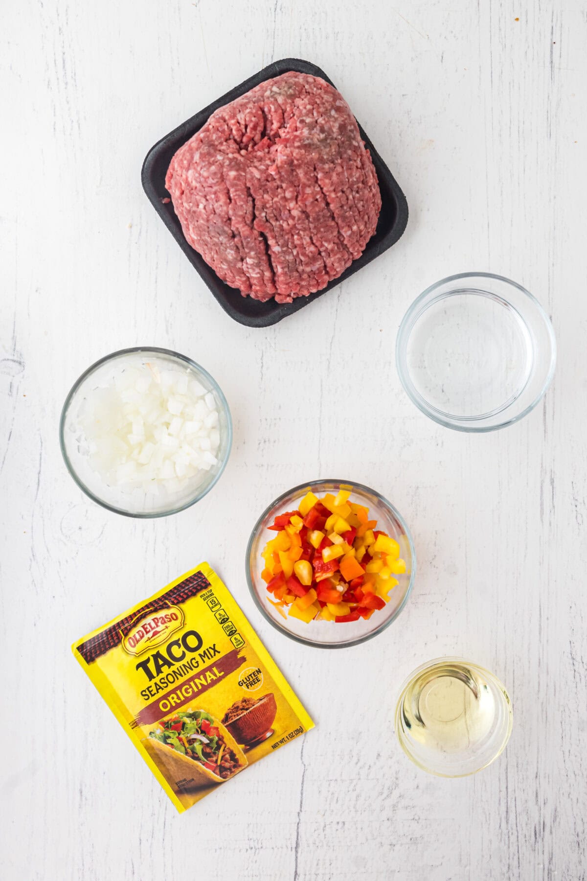 ingredients for taco meat