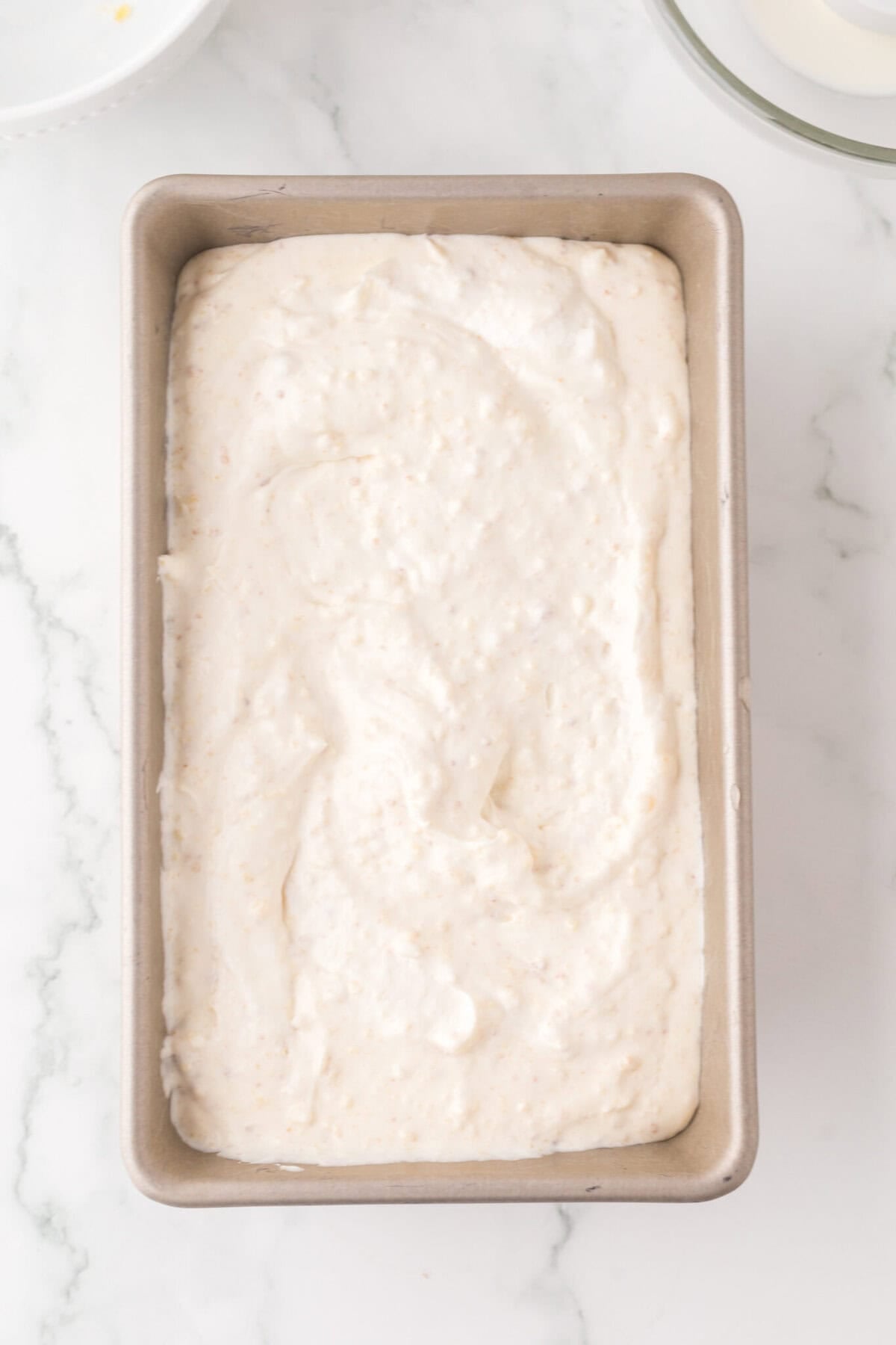 no churn ice cream in a loaf pan