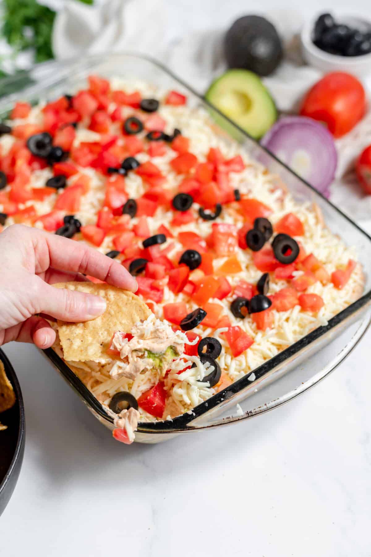 7 layer taco dip