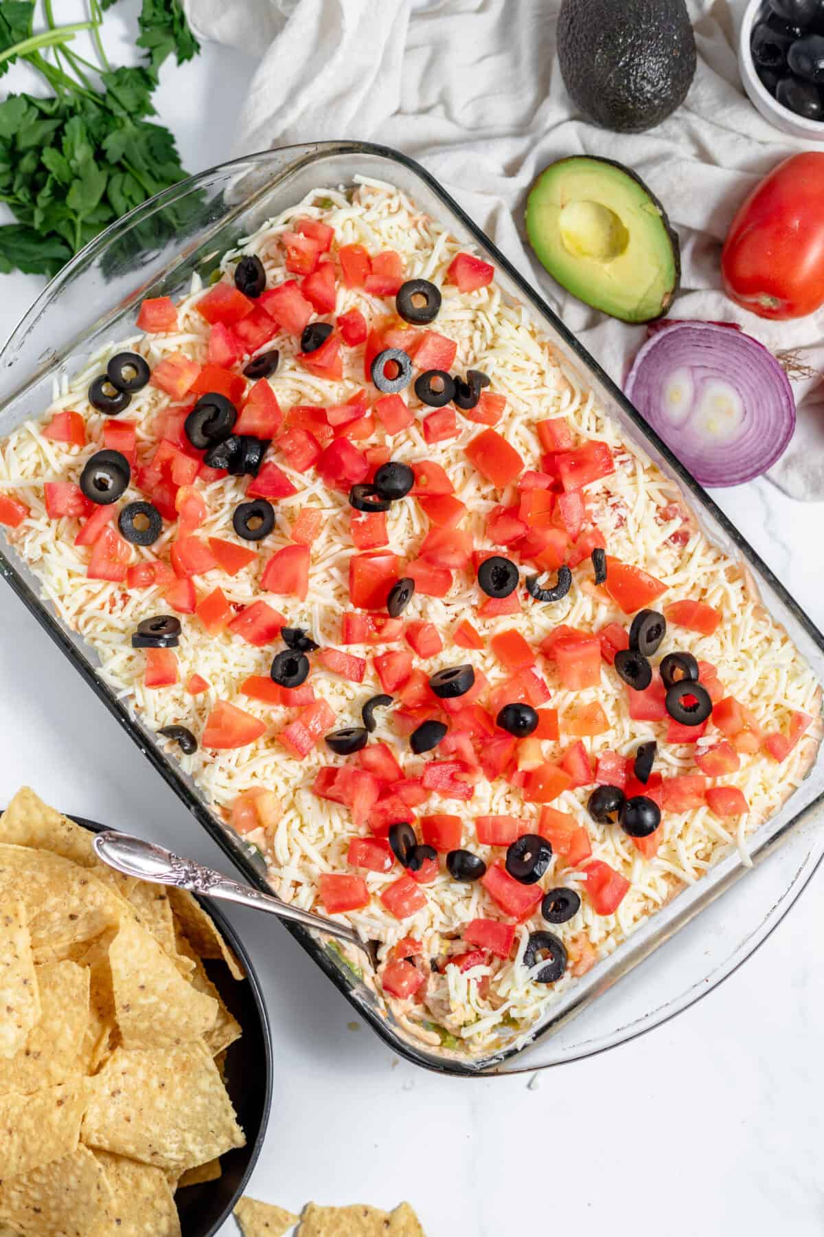 seven layer taco dip