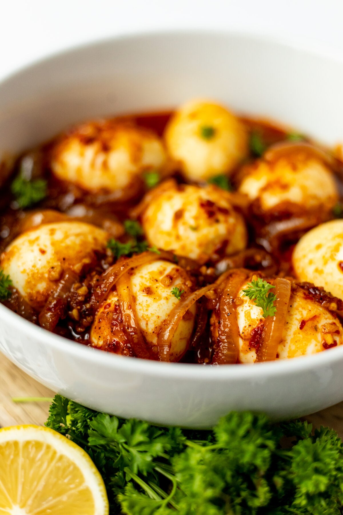 cajun boiled eggs