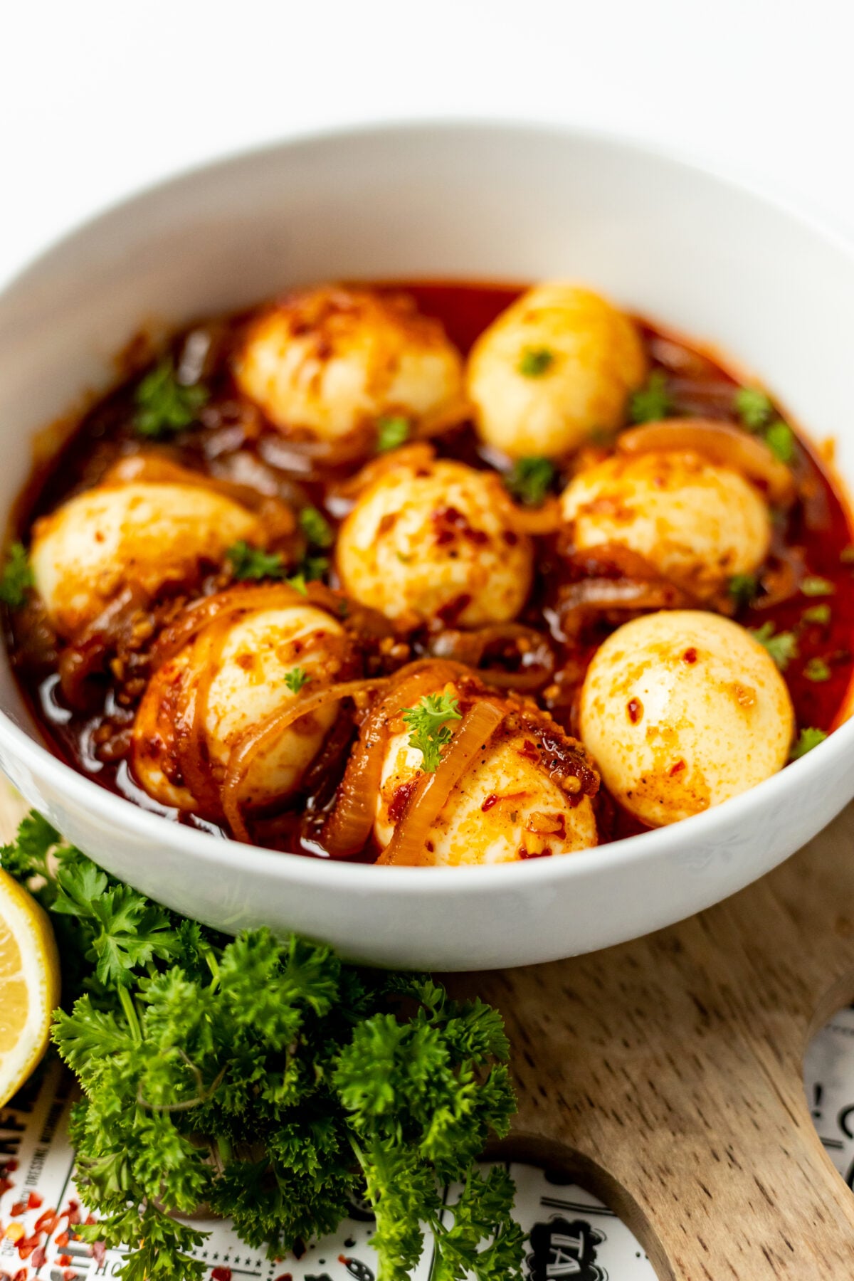 cajun boiled tiktok eggs