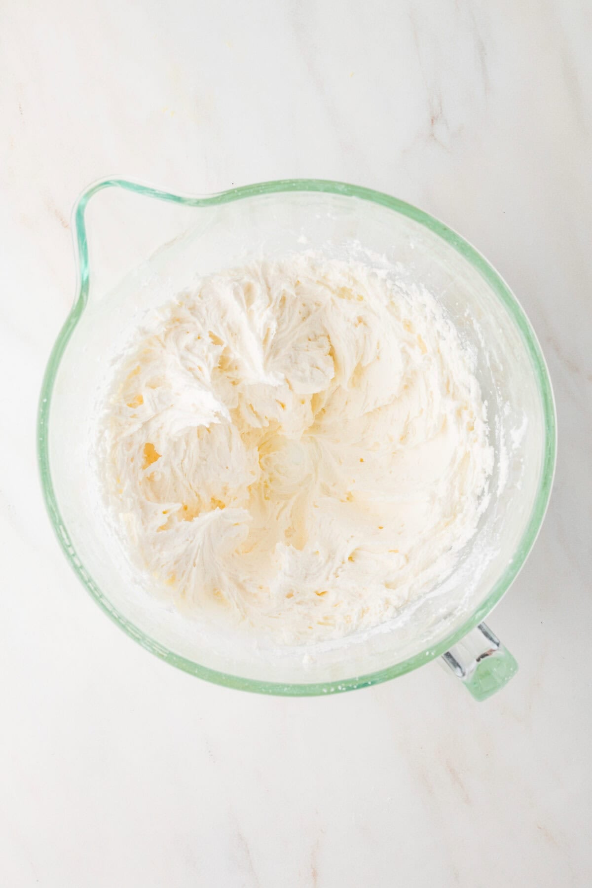 buttercream in a bowl